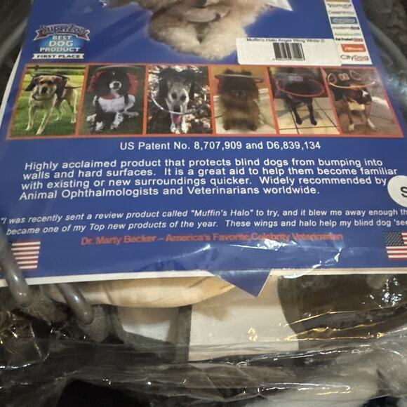 NEW Muffin's Halo Guide for Blind Dogs size Small Gray - Picture 4 of 4
